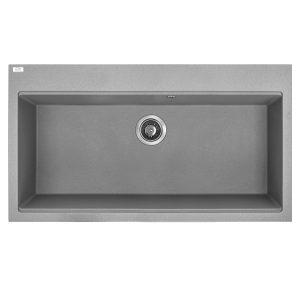 Granitinė (akmens masės) plautuvė LAVEO TAU Pilka 50x90 cm