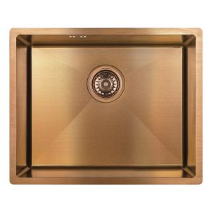 Nerūdijančio plieno plautuvė LAVEO MARMARA Copper 44x54 cm